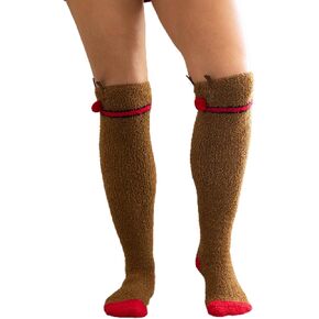 Stephanie Imports Christmas Themed Knee High Socks - One Size Fits All