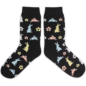 Bunny Socks, Easter Socks For Women And Men, Easter Bunny, Easter Gift, Bunny Gifts For Women, Rabbit Socks, Animal Socks For Teens, 1 Pairs. (207)