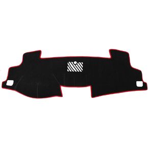 X AUTOHAUX Car Dashboard Cover Nonslip Black Red Sun Pad for Toyota Camry 2012-2017 2.5L