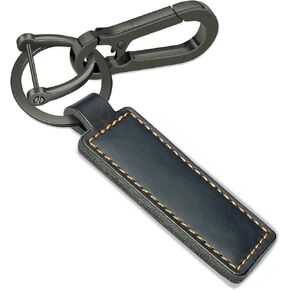 Key Chain Genuine Leather Car Keychain Universal Key Fob Keychain D-ring Key Chain Holder for Men and Women