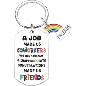 Co Workers Gift Ideas Cool Gifts For Coworkers Gifts For Women Work Besties Gifts for Women Keychain Funny Coworker Gifts