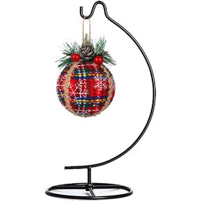 YY YEARCHY Ornament Display Stand Metal Stand Air Plant Stand Flower Pot Holder Iron Stand for Hanging Glass Globe Ball (C Shape)