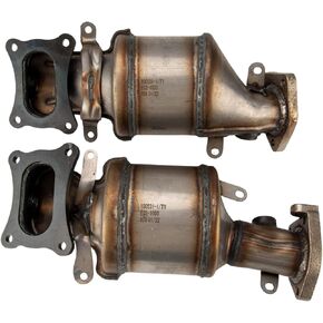 KAC High Flow Stainless Steel Catalytic Converter,672145 Catalytic Converter Fit for C-X-9 2007-2012, Mus-tang 1979-2018, Charger 2006-2018, Challenger 2009-2018 1970-1974 (EPA Compliant)