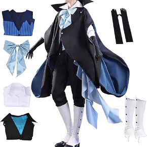 Tkieio Vanitas Cosplay Costume Case Study of Vanitas Cosplay Vanitas Outfit Uniform Full Set Halloween