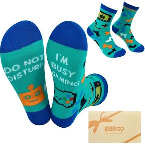 Valentines Day Gifts for Him Men Kids Teens Boyfriend Stocking Stuffers Funny Socks Birthday Gaming Hunting Sleeping
