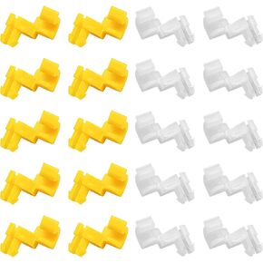 20PCS Door Lock Rod Clip, Tailgate Handle Clips, Car Door Clips, Car Door Lock Rod Latch Push Clip, Replaces 69293-12030, 69293-12040, Compatible with Tundra, Camry, Corolla