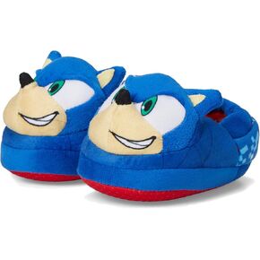 Josmo Boy's Sonic The Hedgehog Slipper (Little Kid/Toddler)