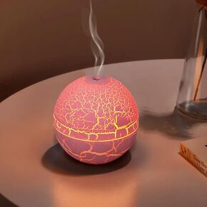 Essential Oil Diffuser, Planetary Explosion Aroma Diffuser, Mini Air Desk Humidifier Air Diffuser with Colors for Home Office Room (Pink)