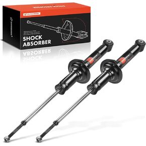 A-Premium Rear Pair (2) Shock Absorber Compatible with Volvo S40 2000-2004 L4 1.9L, V40 2000-2004 L4 1.9L, Driver and Passenger Side