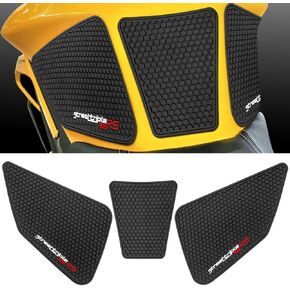 For Street Triple 765 R RS 2023 2024 Tank Pad motorcycle tank pad motorcycle tank protector anti-slip side fuel tank pad knee grip pad street triple 765 rs
