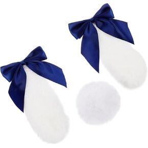 GLEAVI 1 Pair Helmet Plush Bunny Ears Decor for Helmet Lyre for Trombone Girl Headbands Helmet Bunny Ear Ornaments Motorcycle Helmets Motorbike Helmet Bunny Ears Beanie Scooter
