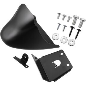 Motoforti 1 Set Lower Front Spoiler Chin Fairing for Harley Davidson Sportster Iron 883 2004-2022 Matte Black Long-Lasting
