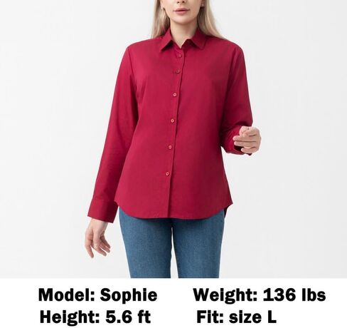 PASHARTUK Women Button Down Shirts Dress Shirts for Women Long Sleeve Shirts for Women in Saudi Arabia