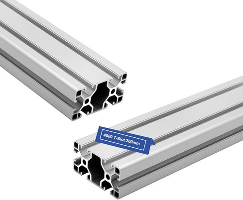 2 حزمة 4080 T فتحة ألومنيوم بثق 1220 مم ملف ألومنيوم مقذوف أسود 40x80 T-مشقوق تأطير السكك الحديدية الخطية المؤكسدة القياسية الأوروبية لأجزاء ملحقات الطابعة ثلاثية الأبعاد in Saudi Arabia