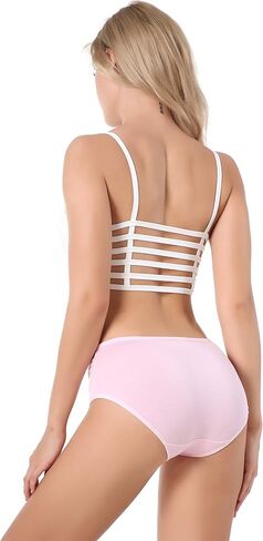 5Pack Womens Brief Soft Underwear Breathable Panties 5Colors Multipack in Saudi Arabia