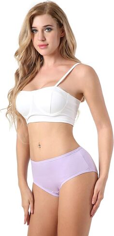 5Pack Womens Brief Soft Underwear Breathable Panties 5Colors Multipack in Saudi Arabia