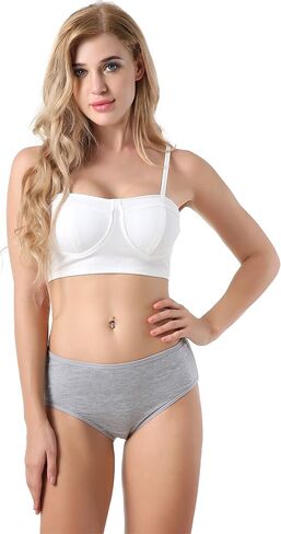 5Pack Womens Brief Soft Underwear Breathable Panties 5Colors Multipack in Saudi Arabia