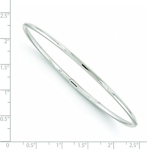 سوار ليكس آند لو سهل الارتداء من الذهب الأبيض عيار 10 قيراط مقاس 7 بوصات in Kuwait