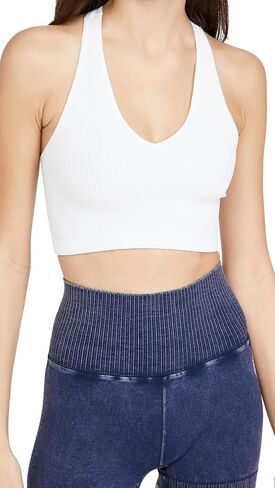 FP Movement by Free People Women's Free Throw Crop Top, White, XS in Saudi Arabia