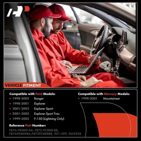 أزرار التحكم في السرعة المثبتة على عجلة القيادة A-Premium متوافقة مع Ford F-150 F150 1999-2003، Ranger 1998-2003، Explorer، Explorer Sport Trac & Mercury Mountaineer، استبدال # F87A9D809BA in Saudi Arabia