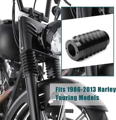 غطاء منزلق لأحذية الشوكة الرجعية من MoKitDora Touring لـ Harley Touring 1986-2013 Road King Road Glide Electra Glide Street Glide، كروم in Kuwait