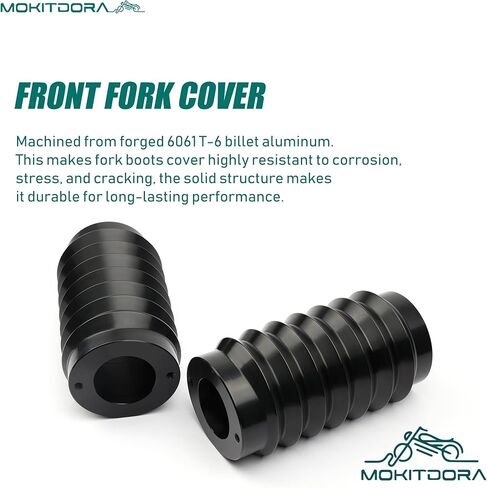 غطاء منزلق لأحذية الشوكة الرجعية من MoKitDora Touring لـ Harley Touring 1986-2013 Road King Road Glide Electra Glide Street Glide، كروم in Kuwait