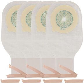 20 PCS Colostomy Bags,One-Piece Ostomy Bags,Ostomy Supplies,Drainable Ostomy Pouches for Ileostomy Stoma Care