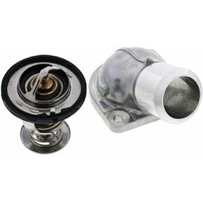Thermostat Kit-190 Degrees w/Seal Engine Coolant Thermostat Housing Assembly Fits Chevy Silverado 1500 07–23 2500 HD 07–23 Tahoe 07–23 Express 2500 07–21 GMC Sierra 1500 07–23 Yukon 07–23 12587395