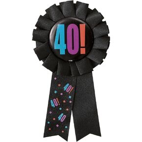 Multicolor Birthday Cheer Number 40 Candle - Eye-catching & Unique Design (1 Count), Perfect Milestone Party Addition