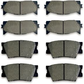 Ceramic Front Rear Brake Pads Compatible with 2013-2018 LEXUS ES300h,2007-2018 LEXUS ES350,2007-2017 TOYOTA Camry,2008-2018 TOYOTA Avalon