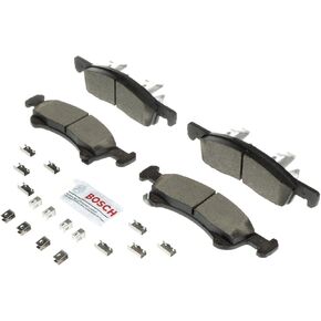 BOSCH BC934 QuietCast Premium Ceramic Disc Brake Pad Set - Compatible With Select Ford Expedition; Lincoln Navigator; FRONT