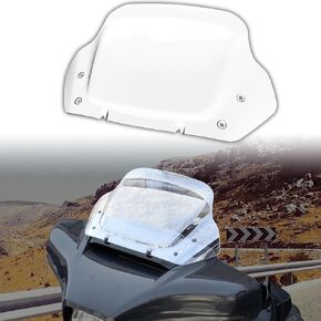 10" Windshield Kits for Harley Street Glide CVO 2024, Clear Wind Shield Windscreen Air Deflector for Harley Davidson Street Glide CVO FLHXSE 2023-2024 Accessory