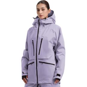 IMPHUT رجل على الجليد سترة فضفاض المرأة سترة تزلج معزولة مقاوم للماء يندبروف الثلوج ملابس خارجية الشتاء معطف مقنع in Kuwait