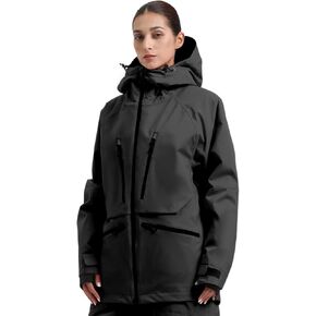 IMPHUT Mens Snowboard Jacket Baggy Womens Ski Jacket Insulated Waterproof Windproof Snow Outerwear Winter Hooded Coat in Saudi Arabia
