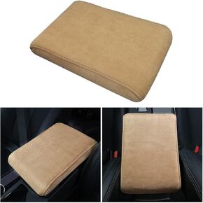 Car Center Console Cover, Waterproof Memory Foam Anti-Scratch Comfort Soft Automotive Armrest Storage Box Cushion Protector, Vehicle Interior Decor Universal for SUV, Truck, RV（Gray）