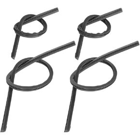 X AUTOHAUX 4pcs 425mm 650mm 17" 26" 8x10mm 3 Section Car Windshield Wiper Blade Refill
