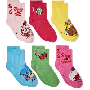 Strawberry Shortcake Girls 6 Pack Capri Socks