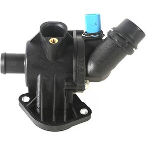 MOCA Thermostat & Thermostat Assembly W/Sensor for 2003-2006 for Audi A4 & 2002 for Audi A4 Quattro New Body Style & 2002 for Audi A4 Quattro New Body Style & 2003-2005 for Audi A4 Quattro 1.8L