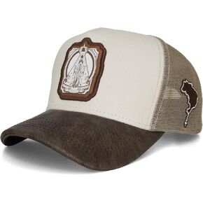 Sacudido's | Trucker Cap Our Lady of The Immaculate Conception Aparecida - Snapback Hats, Adjustable, Unisex, Faith