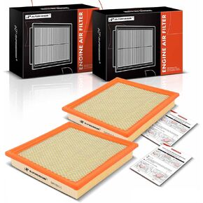 A-Premium 2-PC Engine Air Filter Compatible with Ford & Lincoln Models - F-150 (2009-2023), Expedition (2007-2023), F250 F350 F450 F550 Super Duty (2008-2016), Navigator (2007-2023)