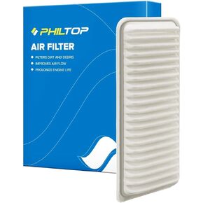 PHILTOP Engine Air Filter CA10257 Replacement for Lexus RX400h 2006-2008 & Toyota Highlander 2006-2010, V6 3.3L, Rigid Panel