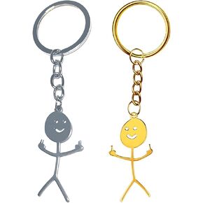 Funny Gifts for Men Women Matching Keychains for Couples Friends Weird Gag Gifts for Adults Boyfriend Birthday in Kuwait