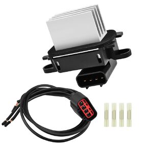 HVAC Blower Motor Resistor Kit AC Blower Control Module, WPT688 Connector Wire Harness Compatible with Ford 2010-2017 Expedition 2010-2014 F150 2011-2017 Lincoln Navigator YH1829 BL3Z-19E624-A