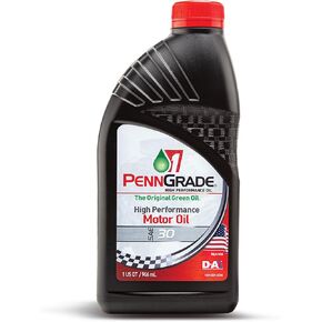 PENN GRADE 1, 71396, Monograde High Performance Oil SAE 30, 1 Quart (12 Pack)