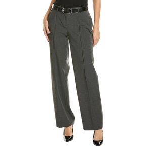 Anne Klein Women's Fly Front Slash Pocket Pintuck Trouser [