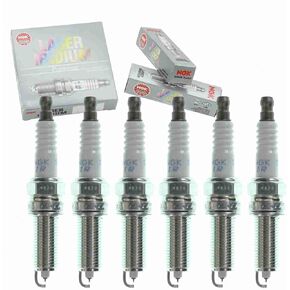 6 pc NGK Laser Iridium Spark Plugs compatible with Kia Sedona 3.3L 3.5L V6 2011-2018