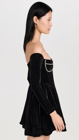 Bardot Women's Emelyn Velour Mini Dress in Saudi Arabia