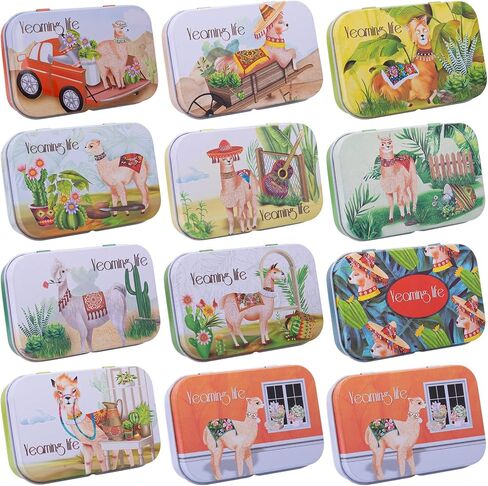 Framendino, 5 Pack Vintage Flowers Tinplate Tin Box Jewelry Candy Box Containers with Lid for Jewelry in Saudi Arabia