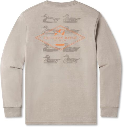 تي شيرت SEAWASH Decoy Stamp للرجال من Southern Marsh، تي شيرت بأكمام طويلة in Kuwait