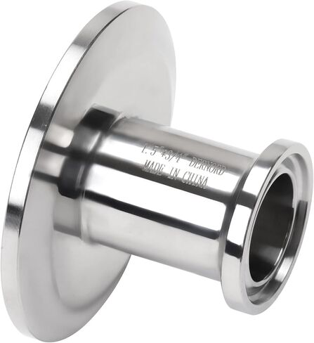DERNORD Sanitary Concentric Reducer Tri Clamp Clover Stainless Steel 304 Sanitary Fitting End Cap Reducer (Tri Clamp Size: 3 inch x 2.5 inch) in Kuwait
